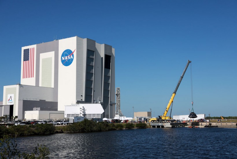 NASA Tests Recovery Of Artemis Crew Module At Cape Canaveral