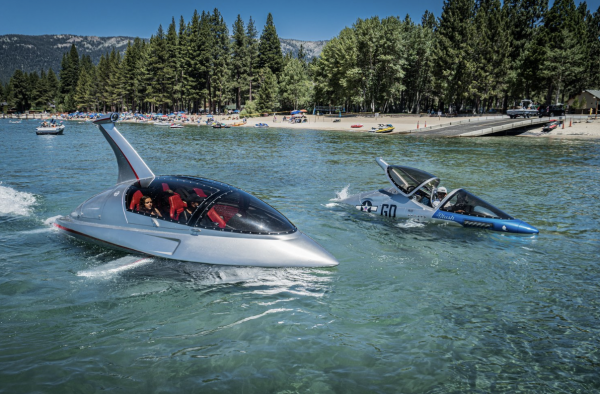 See wacky new Jet Shark boat that can dip underwater and launch from  beneath the waves to pull off wild tricks at 55 mph