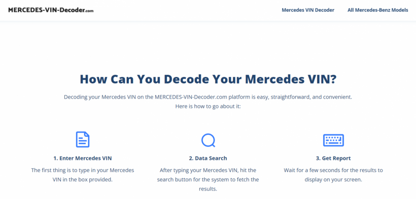 Mercedes-VIN-Decoder