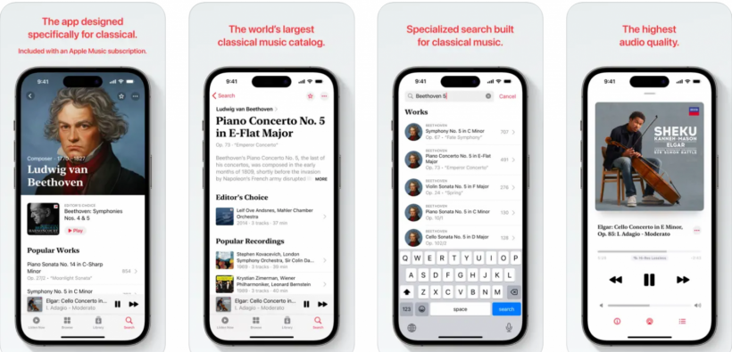 Apple Music Classical App Now Up For Pre-Order Ahead of March 28 Release