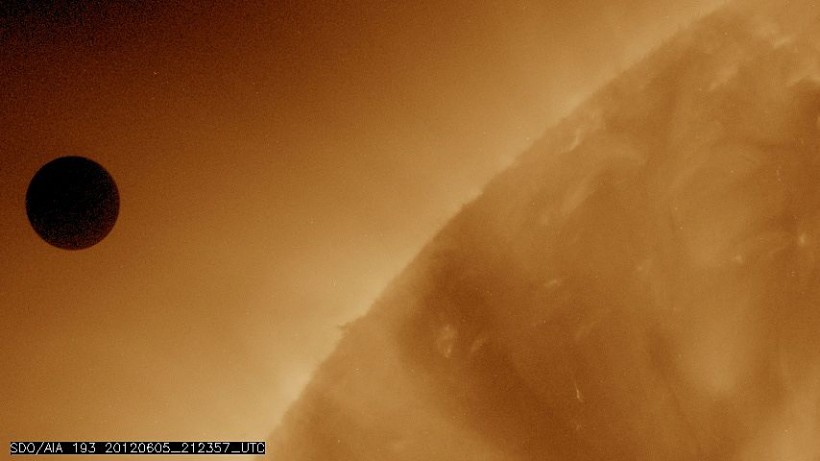 Venus Transit Across The Sun