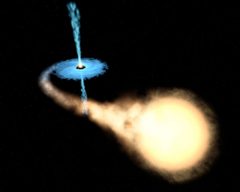 Fast-Moving, Star-Sized Black Hole Tracked By Hubble