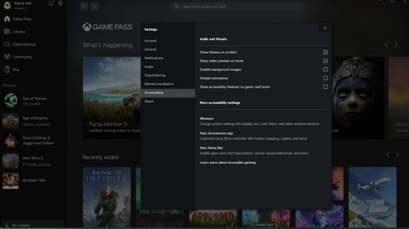 Xbox App for PC Update