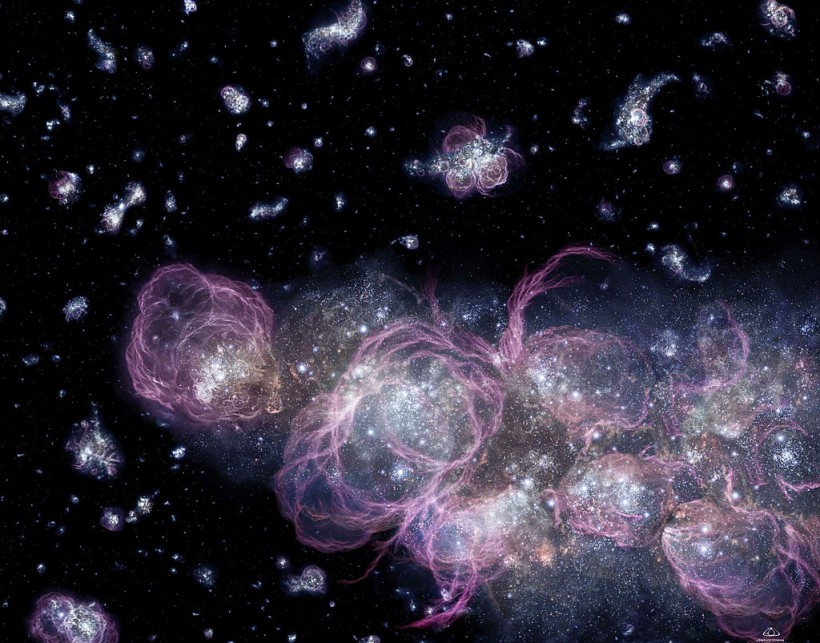 NASA Illustration Of Early Universe