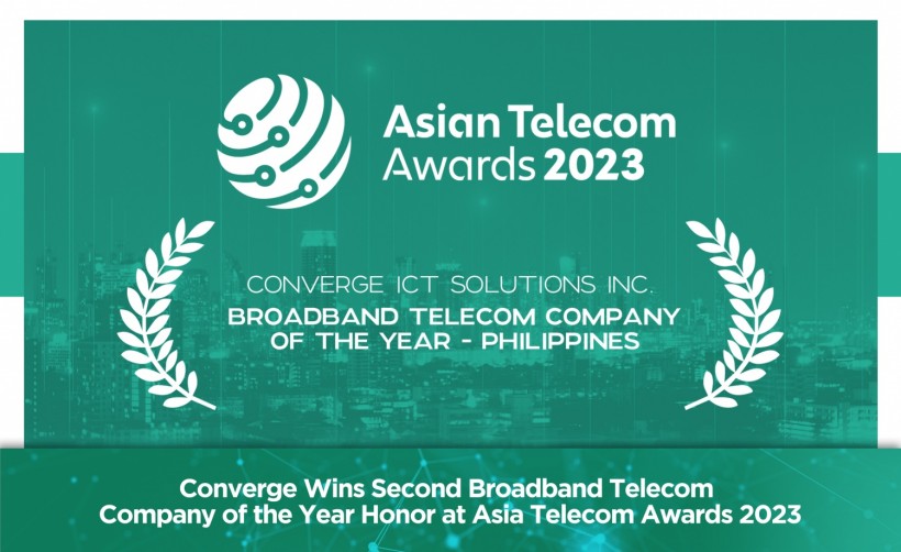 Converge Wins Second Broadband Company of the Year Honor at