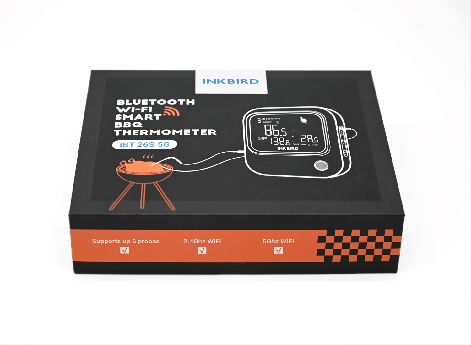 The INKBIRD IBT-26S 5GHz Wifi Meat Thermometer Is Your Secret To Being King  Of The Grill This Summer