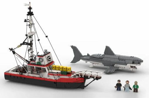 LEGO Jaws Spotted on LEGO Ideas: How Big is the Shark?