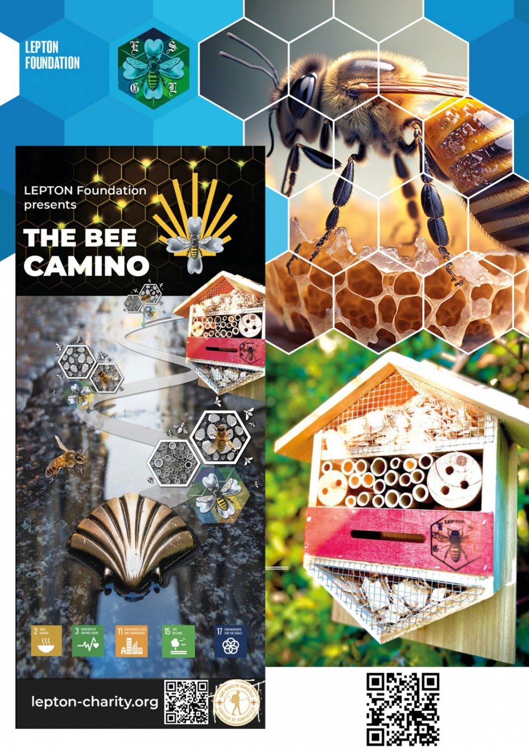 The Bee Camino: Lepton Foundation's Trailblazing Initiative for Pollinator Conservation and Education