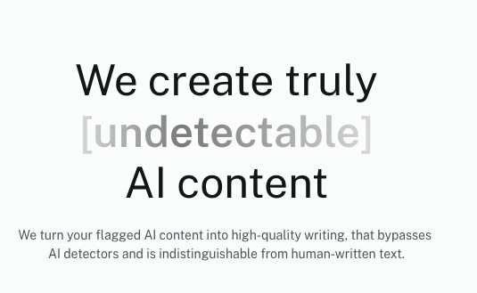 Undetectable AI: A Discreet Game-Changer or a Frightening Reality?