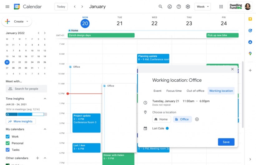 Google Calendar Now Lets You Set Working Locations Here's How It Works