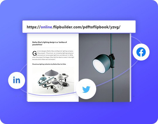 FlipBuilder Online Sharing