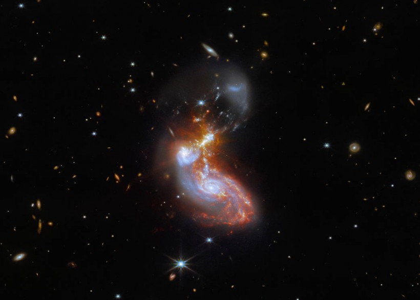 NASA's James Webb Space Telescope Snaps a Chaotic, Disturbing Connection Between Two Galaxies