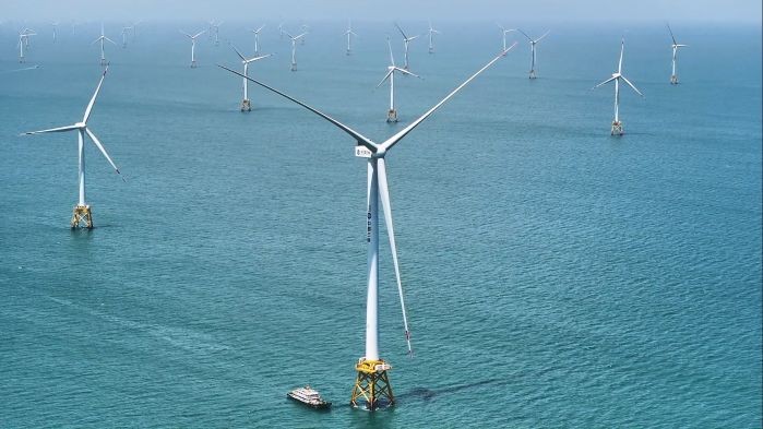 中国最大的海上风力涡轮机