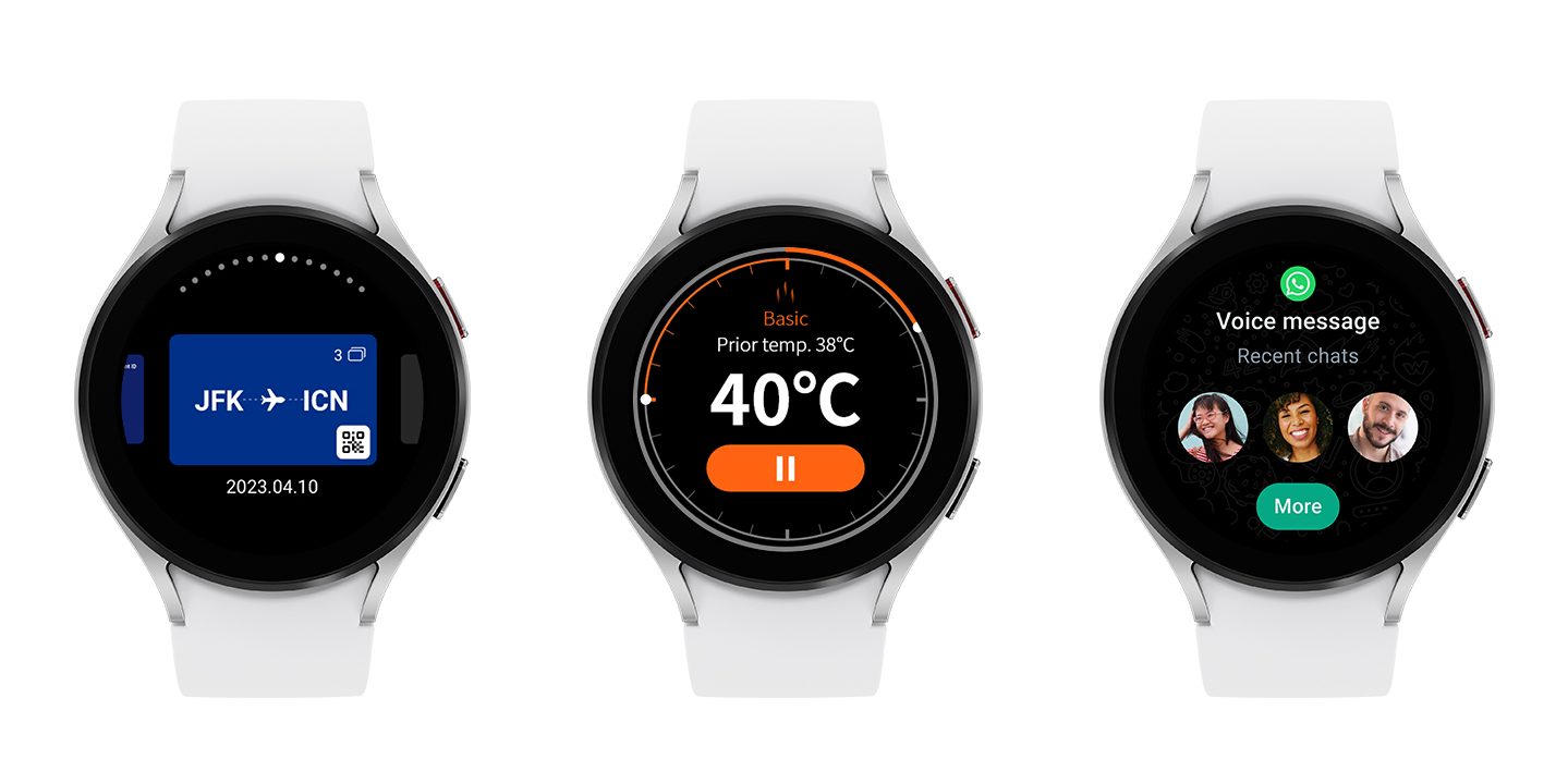 Samsung’s Galaxy Watch Series to Introduce WhatsApp, Wallet, and Thermo Check Apps