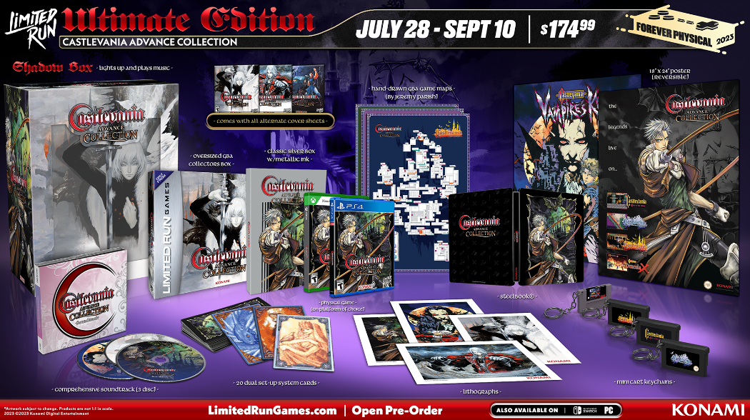 Castlevania Advance Collection Nintendo Switch Physical Release Up for  Pre-Orders: Is the Ultimate Edition Worth It at $174.99?