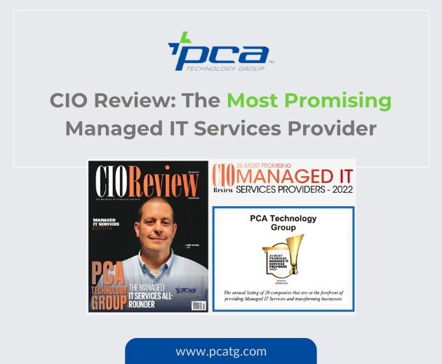 PCA Technology Group Most Promising Managed IT Services Provider