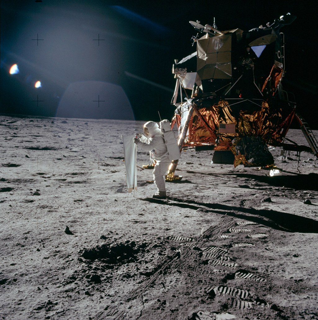 NASA's Picture of the Day: Apollo 11 Astronaut Neil Armstrong Catching Some Sun on the Moon