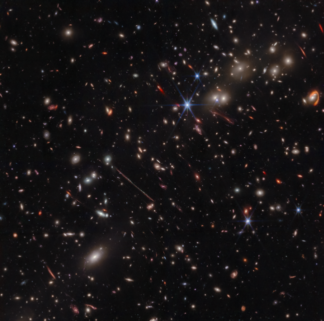 NASA's James Webb Telescope New Image Reveals the Gravitationally Warped Galaxies of 'El Gordo'