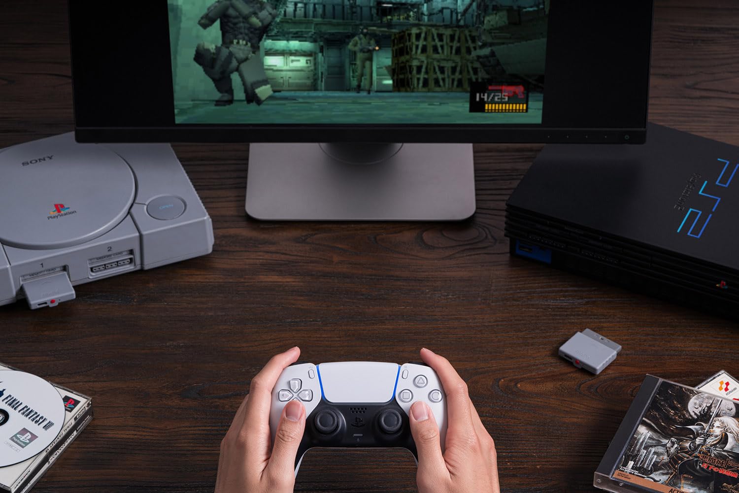 8BitDo New Adapter Allows Gamers to Use Modern Wireless Controllers on PS2 and PS1: Here's How