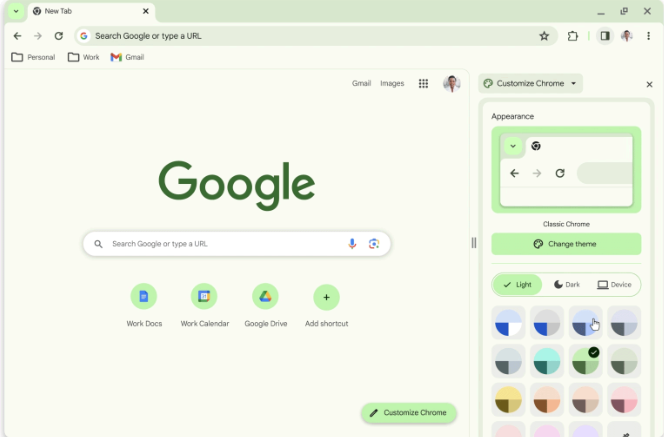 Google Chrome Redesign