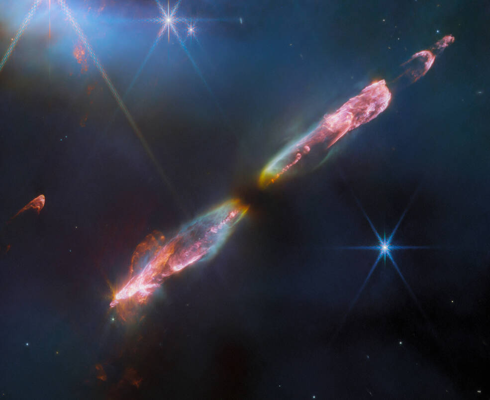 NASA's James Webb Space Telescope Captures a Cinematic Supersonic Outflow of Young Star