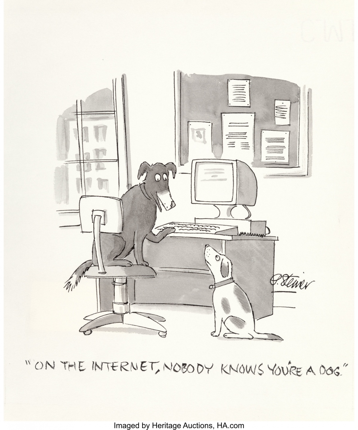 Classic Dog Internet Meme From The New Yorker Is Currently up for Sale