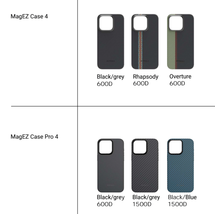 Pitaka MagEZ 4 1500D Case (iPhone 15 Pro Max)