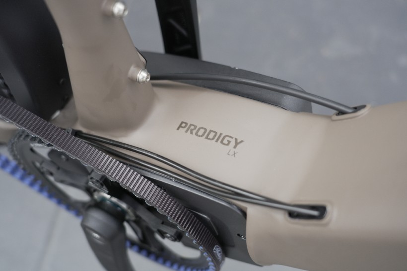 Prodigy V2 is a mid-drive ebike with its motor in the center of the frame 