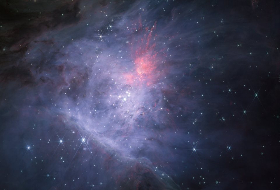 NASA's James Webb Space Telescope Snaps Wide-Angle View of the Orion Nebula in Dreamy Aura