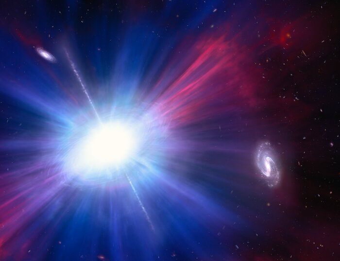 NASA's Hubble Space Telescope Spots Strange Explosion in an Unlikely Place