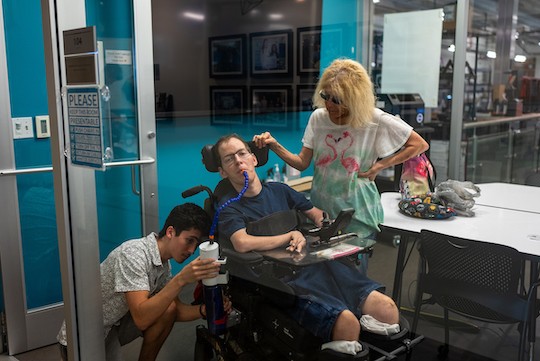 Robotic cup helps wheelchair users stay hydrated