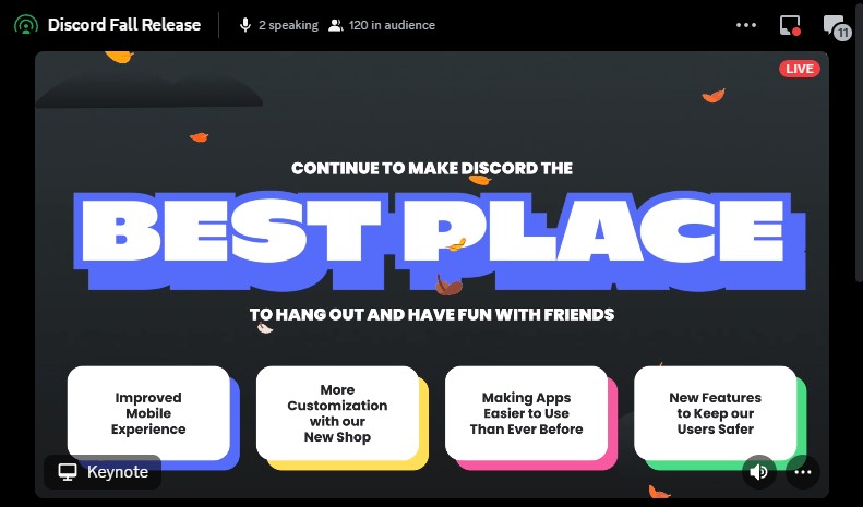 Discord's Fall event was packed with exciting new features 