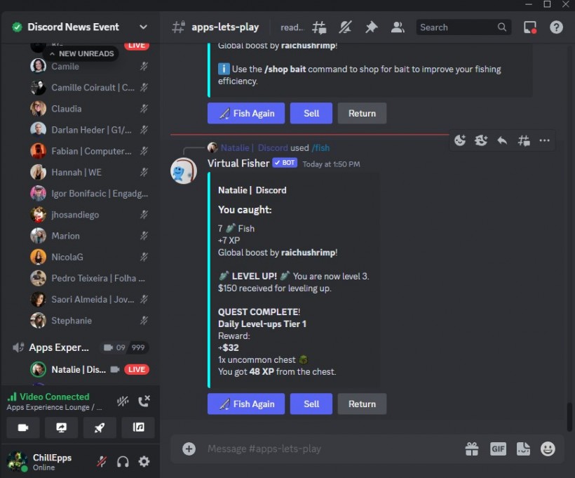 New bot commands lets users have a ton of fun in channels and servers. 