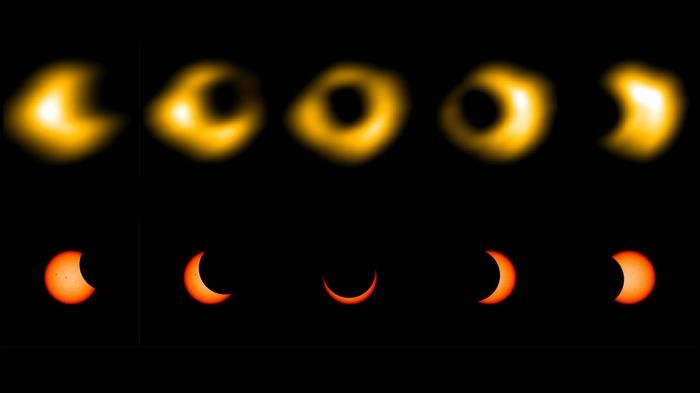 Oct. 14 Radio Images Solar Eclipse (IMAGE)