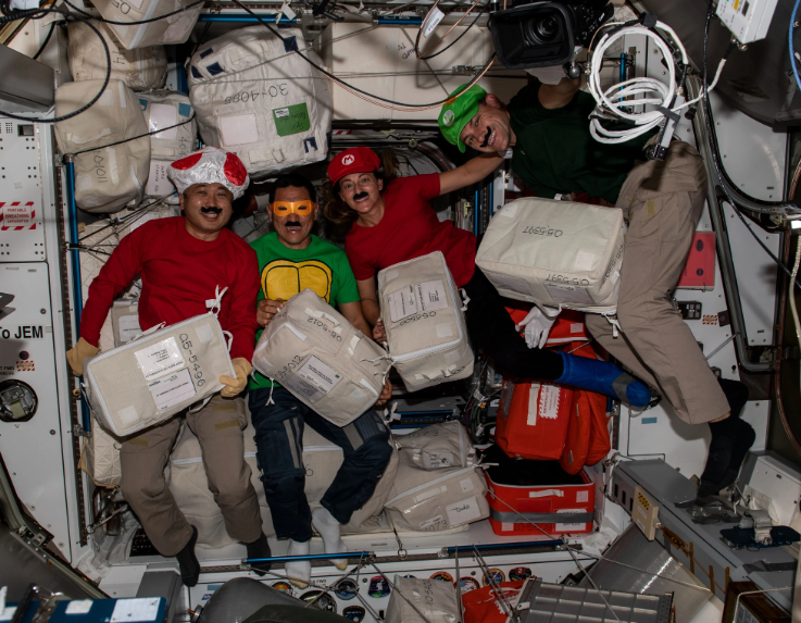 Halloween on the International Space Station
