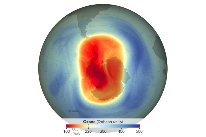 NASA, NOAA Proclaims 2023 Ozone Hole the 12th Largest Since 1979