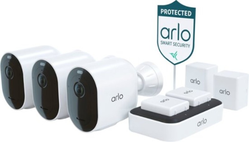Black Friday Alert: Save $320 on Arlo Pro 4 - 3 Security Camera Bundle at Best Buy!