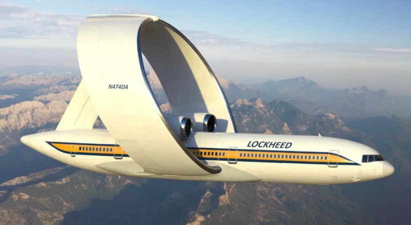 This Futuristic Lockheed 'Ring-Wing Plane' Uses Less Fuel Than Regular Aircraft