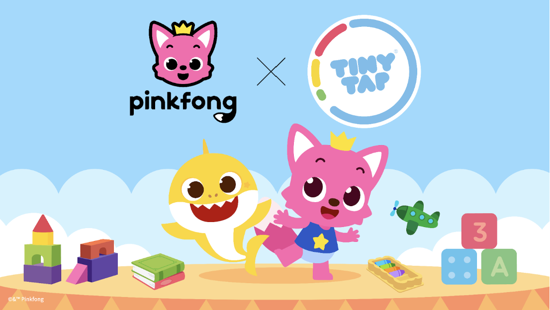 Pinkfong, Creators of 'Baby Shark,' Partner With TinyTap to Develop Early Learning and Entertainment in the Digital Space