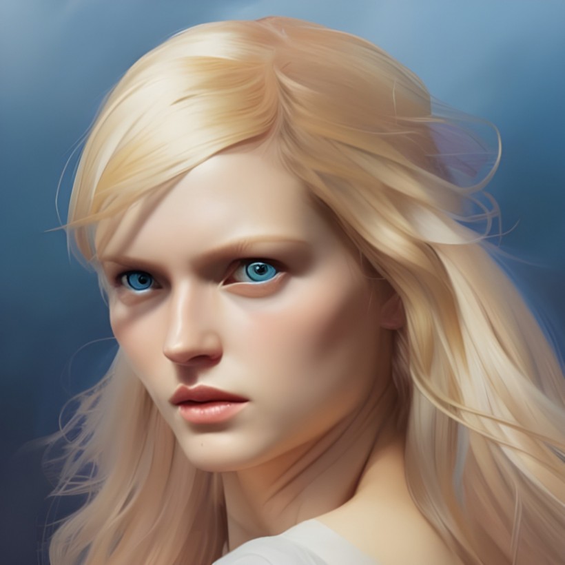 Ai Generated Blonde Woman