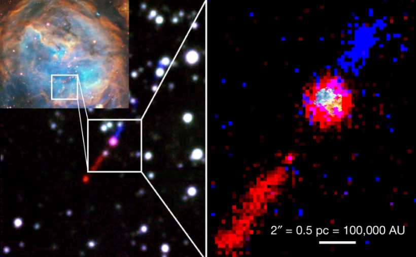 Astronomers Spot Massive Newborn Star in Neighboring Galaxy 10,000 Times Brighter than the Sun