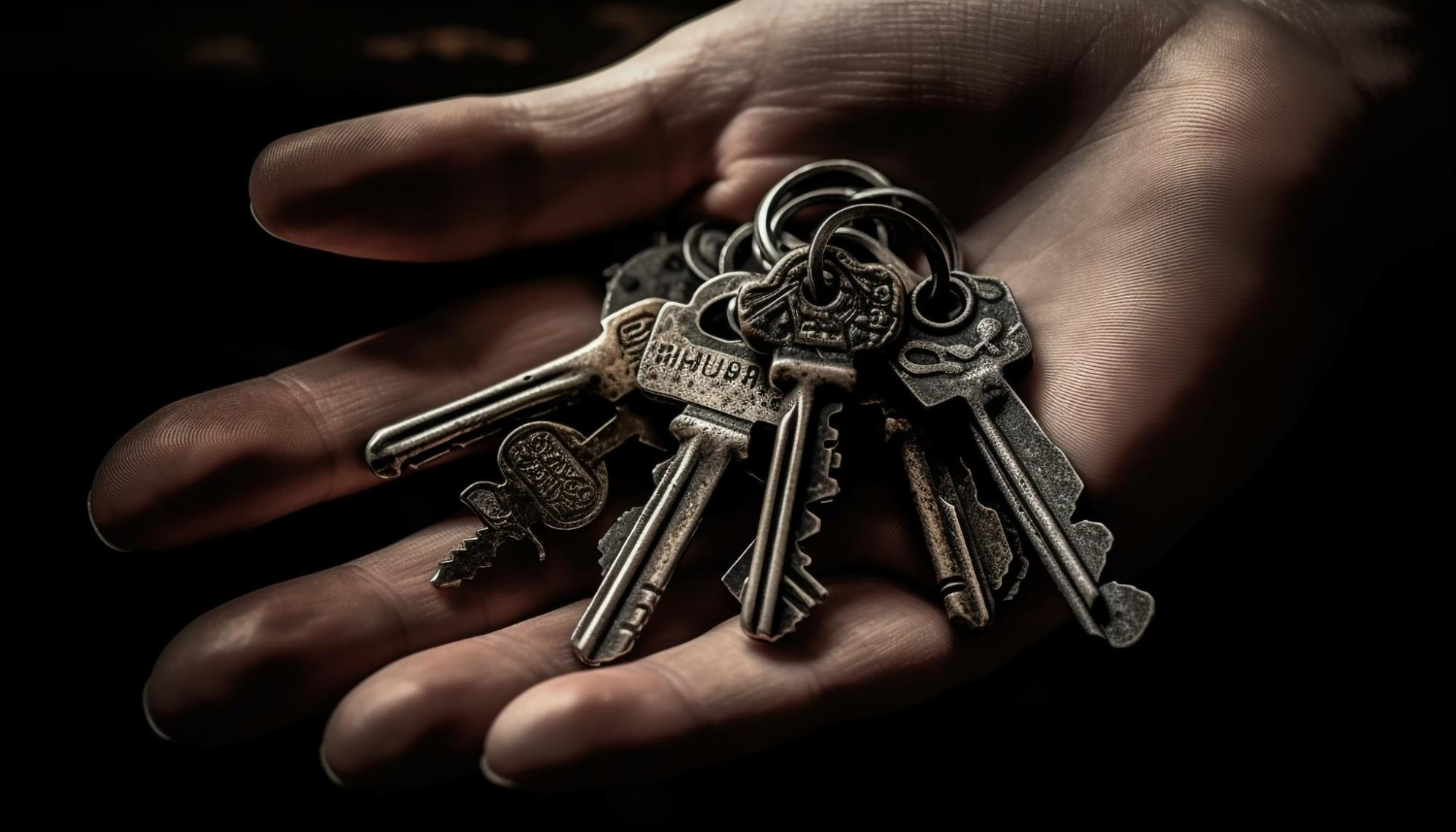 Unlocking success with antique skeleton key collection generated by AI
