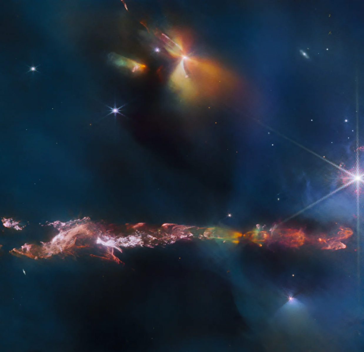 NASA's James Webb Space Telescope Captures New Breathtaking Display of Star Formation