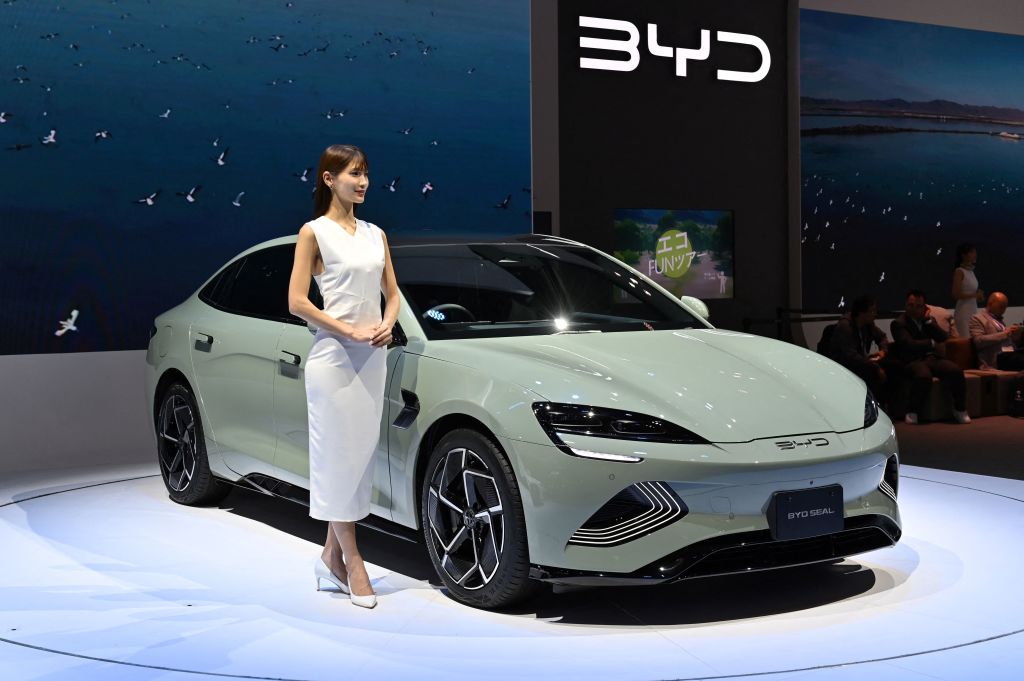 China's BYD cuts starting price for Seal EV; aims to extend lead