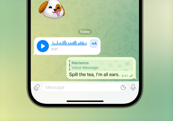 Telegram Update Features