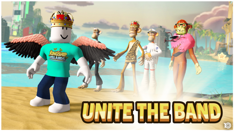 Universal's NFT Band Kingship Brings Bored Apes to Roblox for Exclusive Island Adventure