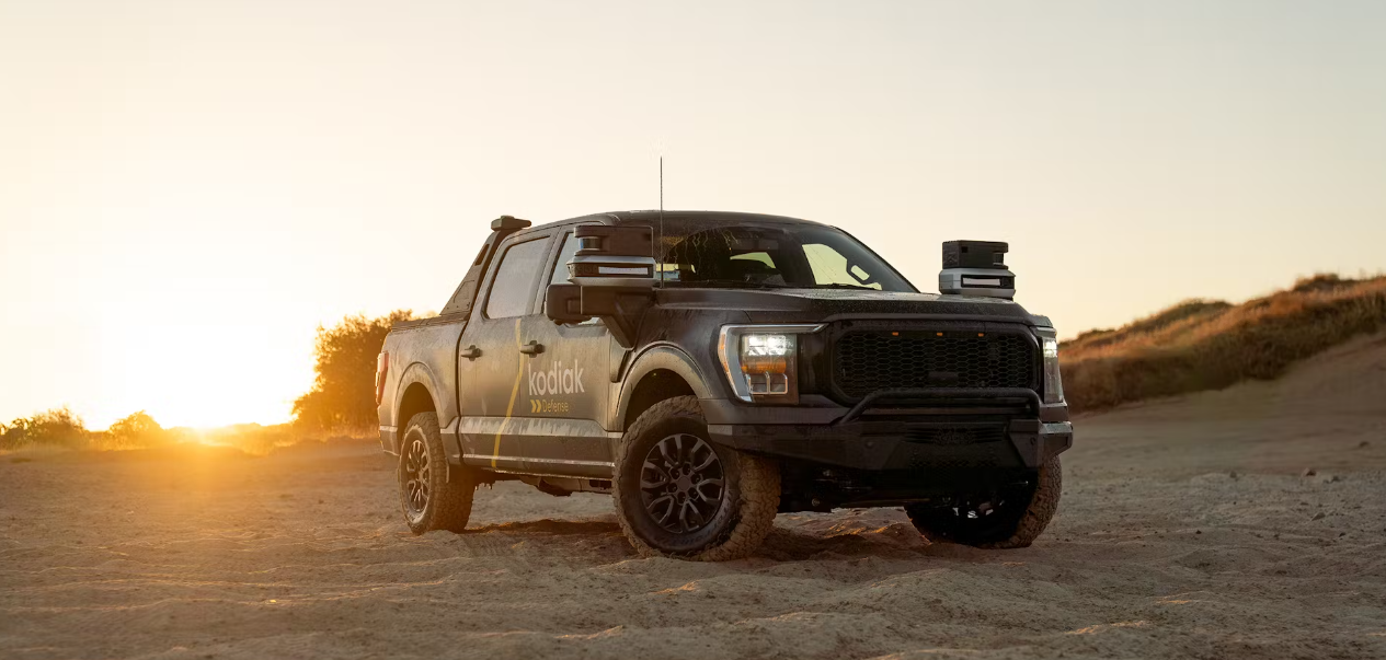 Kodiak's First Military Autonomous Vehicle Is a Ford F-150 Pickup Truck