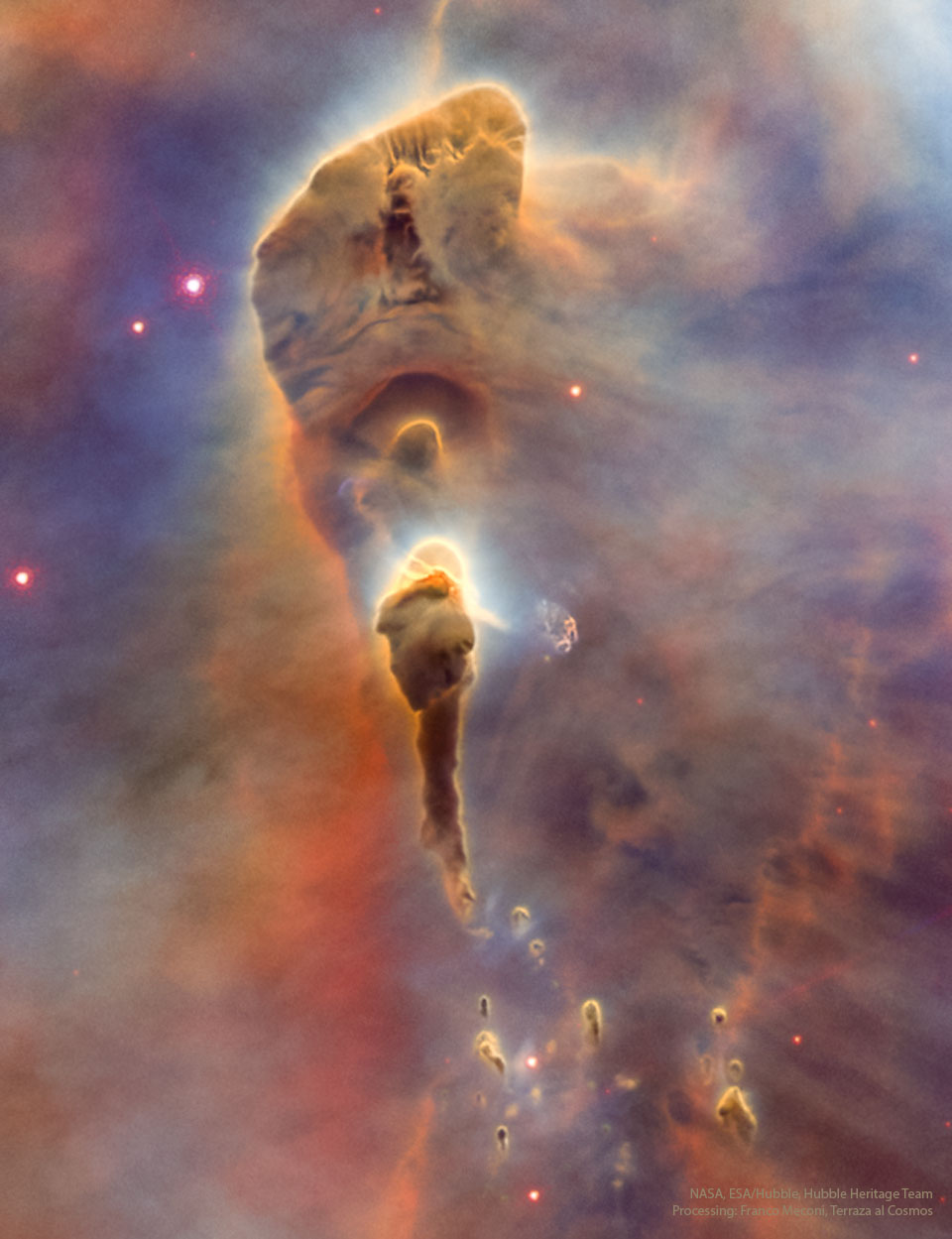 NASA's Picture of the Day Features a Cosmic Battle Between Stars and Dust in the Carina Nebula