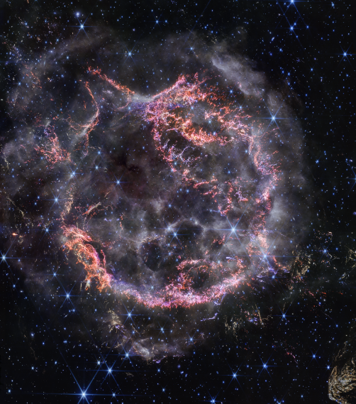 Nasa’s James Webb Space Telescope Captures Image of an Exploded Star in High-Definition View