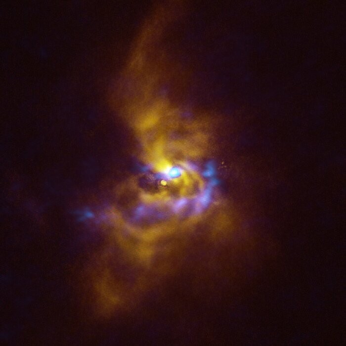ESO Captures Stunning Image of Young Star Unveiling Secrets of Planet Birth